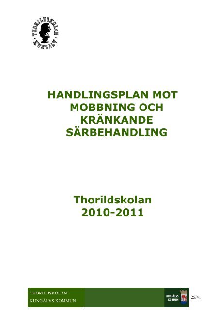 Thorildskolans vision och mÃ¥l - KungÃ¤lv