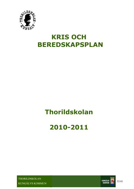 Thorildskolans vision och mÃ¥l - KungÃ¤lv