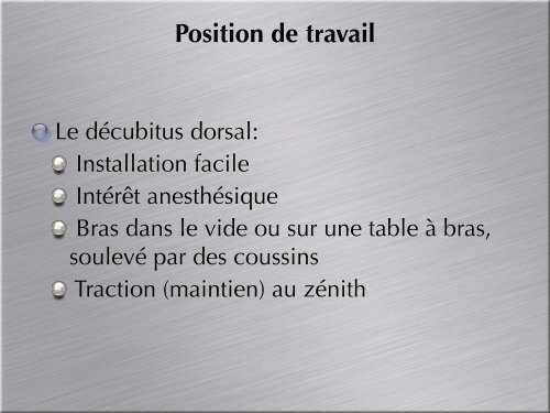 L'arthroscopie du coude: Technique et diagnostic ... - ClubOrtho.fr