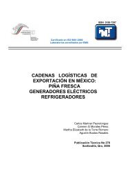 cadenas logÃ­sticas de exportaciÃ³n en mÃ©xico - Instituto Mexicano ...