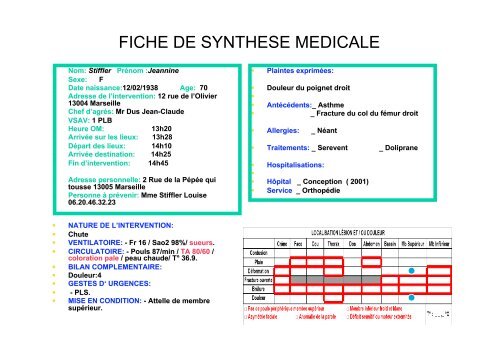 Numerisation fiche V.. - SMUR BMPM