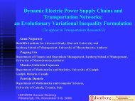 Dynamic Electric Power Supply Chains and Transportation Networks