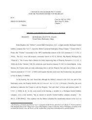 Opinion and Order Regarding Sale Motion - Western District of ...