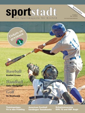 Baseball Handball Golf - Sportstadt - Das Sportmagazin für Krefeld