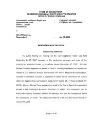 CHRO ex. rel. Lenotti v. City of Stamford - Connecticut Employment ...