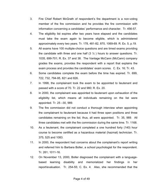 CHRO ex. rel. Lenotti v. City of Stamford - Connecticut Employment ...