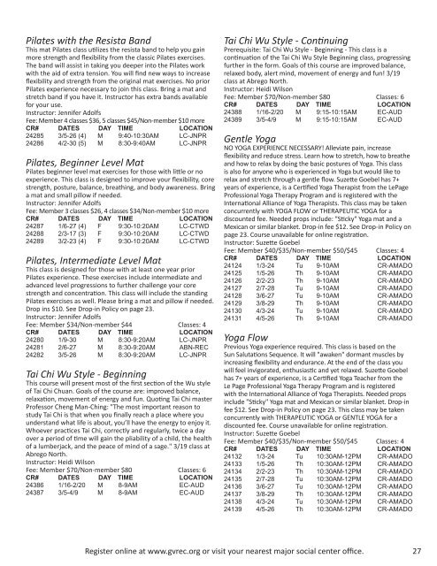 2012 Winter Catalog for web.pdf - Green Valley Recreation