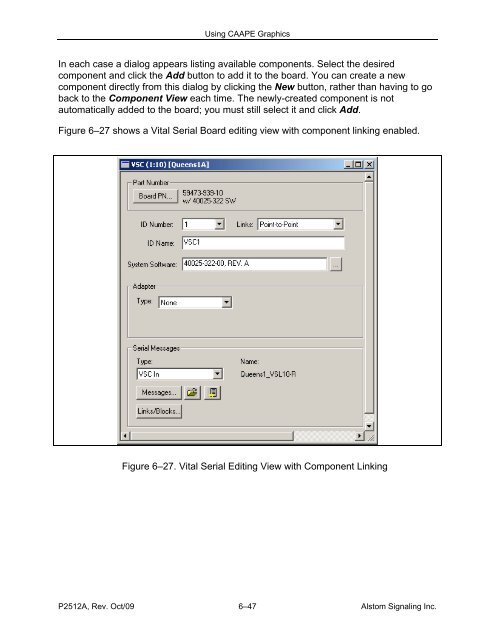 CAAPE User's Manual - ALSTOM Signaling Inc.