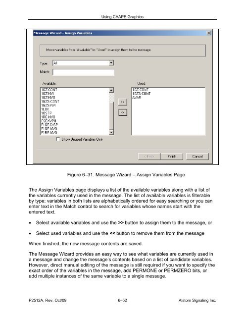 CAAPE User's Manual - ALSTOM Signaling Inc.