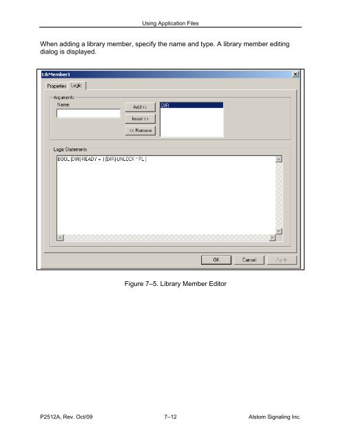 CAAPE User's Manual - ALSTOM Signaling Inc.