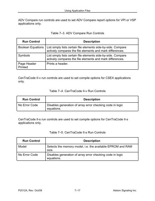 CAAPE User's Manual - ALSTOM Signaling Inc.