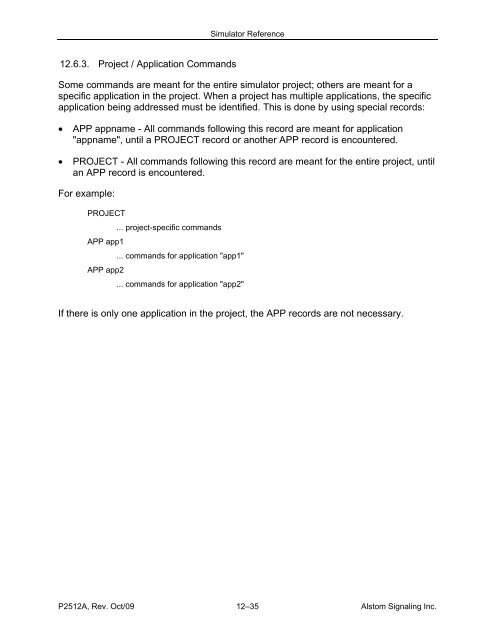 CAAPE User's Manual - ALSTOM Signaling Inc.