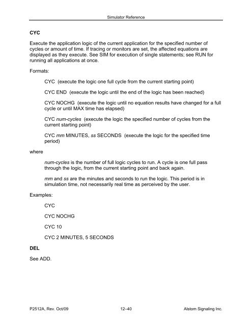 CAAPE User's Manual - ALSTOM Signaling Inc.