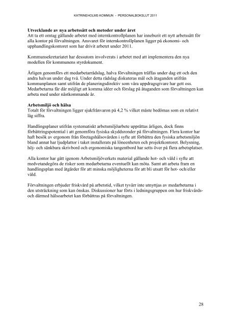 Personalbokslut 2011.pdf, 626 kB - Katrineholms kommun