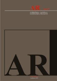 Revija 2003/1 v PDF - Fakulteta za arhitekturo - Univerza v Ljubljani