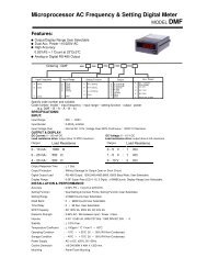 Microprocessor AC Frequency & Setting Digital Meter - Mun Hean