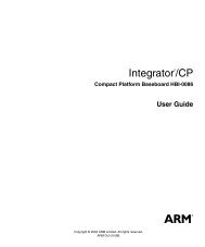 Integrator/CP User Guide - ARM Information Center