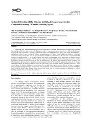 Induced Breeding of the Stinging Catfish, Heteropneustes fossilis ...