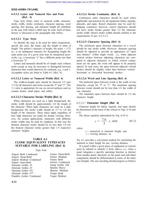 MAINTAINABILITY DESIGN TECHNIQUES METRIC - AcqNotes.com