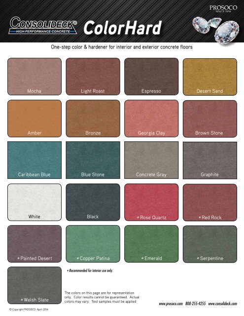 Hard Color Chart ColorHard color chart