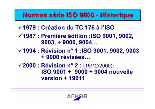 PrÃ©sentation AFNOR - CCI Alsace, Chambre de Commerce et d ...