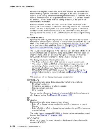 z/OS V1R8.0 MVS System Commands