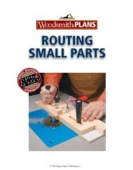 Routing Small Parts - Woodsmith Shop