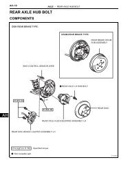 REAR AXLE HUB BOLT