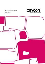 Arviointilausunto - Citycon