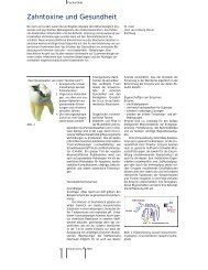 Zahntoxine und Gesundheit - Dr. med. univ. Alois Dengg