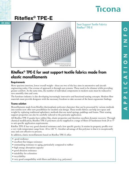 RiteflexÂ® TPE-E - Hi Polymers