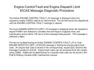 Engine Control Fault and Engine Dispatch Limit EICAS Message ...