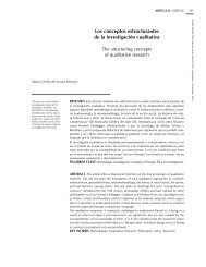 Los conceptos estructurantes de la investigaciÃ³n cualitativa