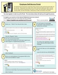 Employee Self Service Portal Instructions