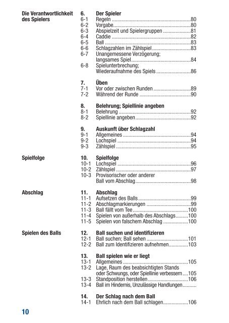 Offizielle GOLFREGELN 2012 – 2015 - Association Suisse de Golf