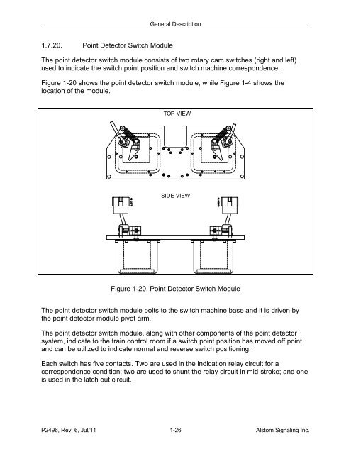 GM4000Aâ¢ Switch Machine - Alstom