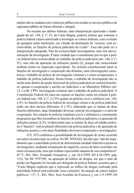 A investigação criminal e o acesso à Justiça - Revista Justitia