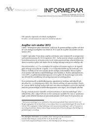 Avgifter och skatter 2012 (PDF-dokument, 121 kB) - Arbetsgivarverket