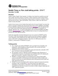 Seattle Times vs. Ron Judd talking points - DRAFT - SCATnow