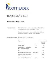 Data Sheet Texicryl S-0933 - Scott Bader