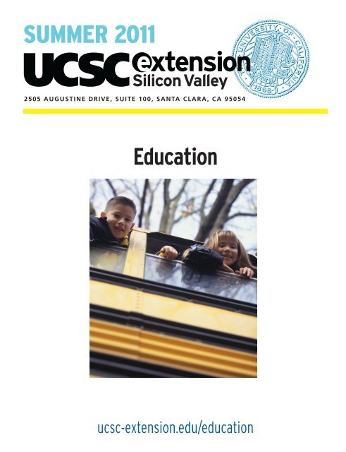 Early Childhood Education - UCSC Extension Silicon Valley