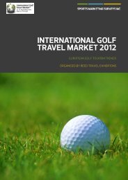 INTERNATIONAL GOLF TRAVEL MARKET 2012