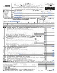 2007 Form 990, 990-EZ, or 990-PF (Schedule B) - GiveWell