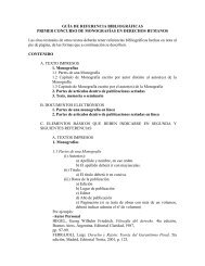 guÃ­a de referencia bibliogrÃ¡ficas - Centro de Derechos Humanos