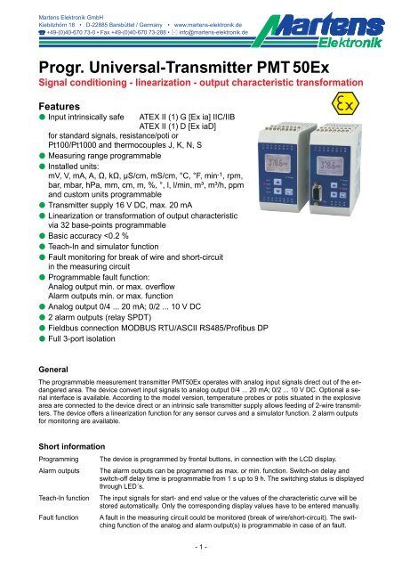 PMT50Ex-V2_0-00- Prospekt - Martens Elektronik GmbH