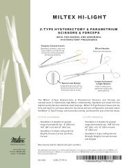 OR-GRADE SURGICAL INSTRUMENTS - Integra Miltex