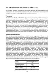 SISTEMI DI TUBAZIONI NELL'INDUSTRIA DI PROCESSO