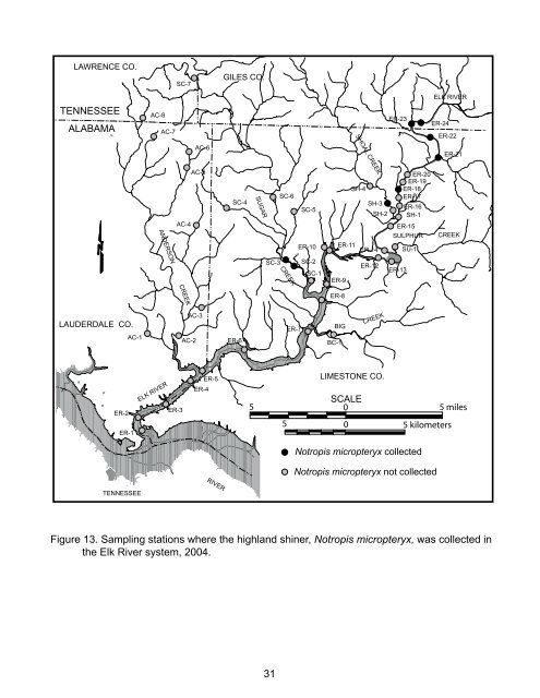 Water Investigations Program SURVEY OF THE ELK RIVER ...