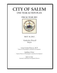 Five-Year Consolidated Plan - City of Salem