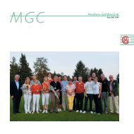 wettspiele im mgc - Golf.de